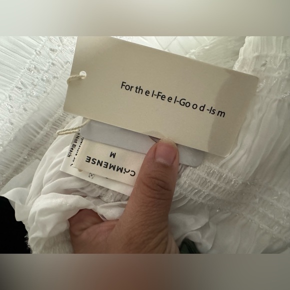 Commense White Ruffled Dress - Picture 10 of 10